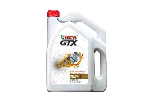 Motor Yağı (4 Lt) GTX 20W-50  CASTROL 15293E