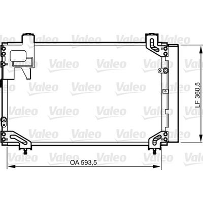 Klima Radyatörü  VALEO 814271