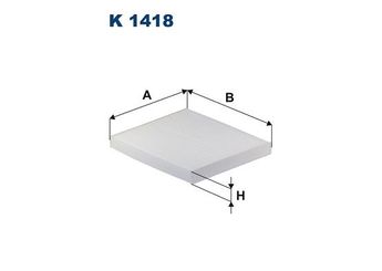 Polen Filtresi  FILTRON K 1418  31497284