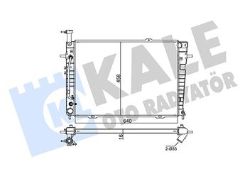 Su Radyatörü  KALE 347850  17127521775 253102E400 25310-2E400 253102E401