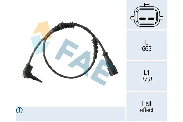 Abs Sensörü Ön Sağ veya Sol Renault Scenic IV (2016->)  MGA 33936
