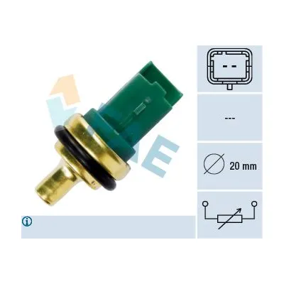 Hararet Müşürü  Peugeot 206 + (02.2009->)  MAHER 24613