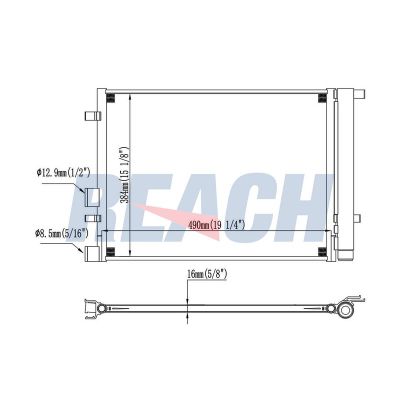 Klima Radyatörü  MAHER 10902