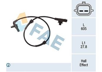 Abs Sensörü Ön Sağ veya Sol ZEGEN ZAS1257  47900 1HA0A 47901 47910 479101HA0A 47910-1HA0A