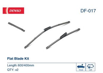 Silecek Süpürgesi Ön  600/400 mm - 24/16 inç DENSO DF-017  288902593R 1609068980 1609069180 1611348480 1611349180 1613157180 642381 642383 6423E3 6423E4 6423J2 6423J3 6423J7 6423K0 1609068880 1609069080 1613158380 288905450R 288905755R 288908041R 288908085R 2889096 288909690R 7701061593 7701061597 7701071164 7701071168 7711421437 16 090 689 80 16 090 691 80 16 113 484 80 16 113 491 80 16 131 571 80 6423 81 6423 83 6423 E3 6423 E4 6423 J2 6423 J3 6423 K0 16 090 688 80 16 090 690 80 16 131 583 80