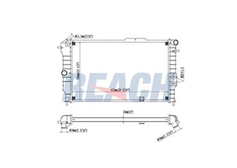 Su Radyatörü  ORİS 733-4811  1300092 3096385 03096385