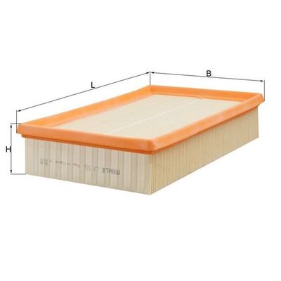 Hava Filtresi  Mercedes E -Serisi Coupe/Cabrio (BM 124)(10.1992->)  MAHLE LX 526