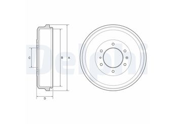 Kampana Arka Sağ veya Sol DELPHI BF573  8979480380 8979480381 8980618130 8980618131 8981364911 97948038 98061813