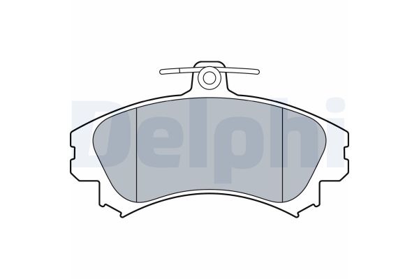 Fren Disk Balata Ön Mitsubishi Colt CZ3 3 Kapı (Z30)(03.2005->)  DELPHI LP3533