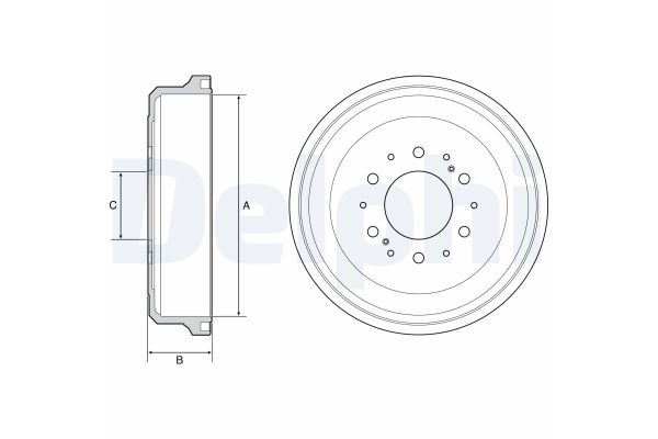 Kampana Arka Sağ veya Sol DELPHI BF539