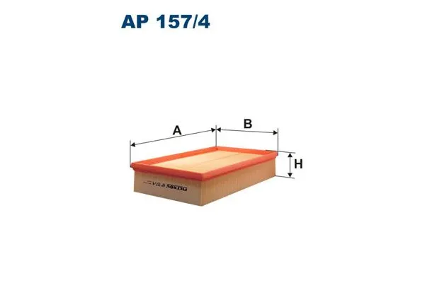 Hava Filtresi  Volkswagen T5 Transporter Caravelle/Multivan (7E)(09.2009->2015)  FILTRON AP 157/4