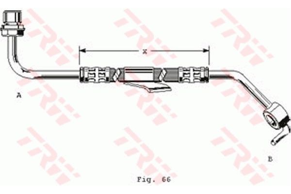 Fren Hortumu Ön Sol TIES F 0386