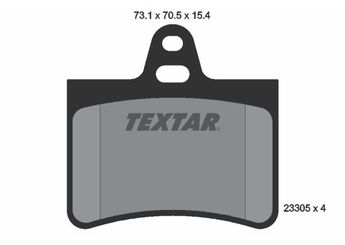 Fren Disk Balata Arka TEXTAR 2330501  425290 4252.90 1617257280 425217 425249 425334 E172231 E172591