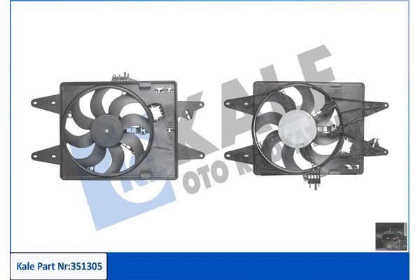 Radyatör Fan ve Motoru  KALE 351305