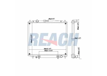 Su Radyatörü  RADISEN RR 62853  MB890955 MB340051