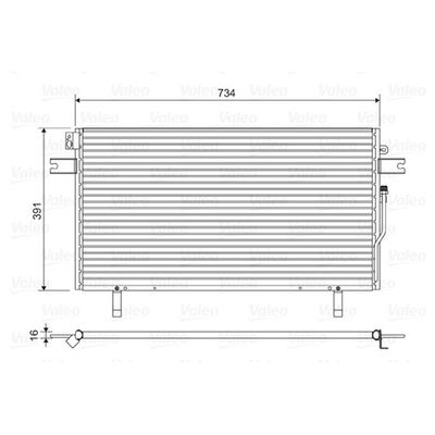 Klima Radyatörü  VALEO 814489