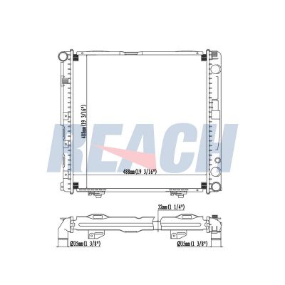 Su Radyatörü  BEHR 8MK 376 712-444