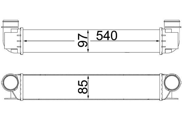 Turbo Radyatörü  BMW 5 Serisi Sedan (E39)(1995->)  MAHLE CI 338 000S
