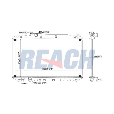 Su Radyatörü  Honda Civic 3 Kapı (FN)(01.2007->)  BSG 35-520-013