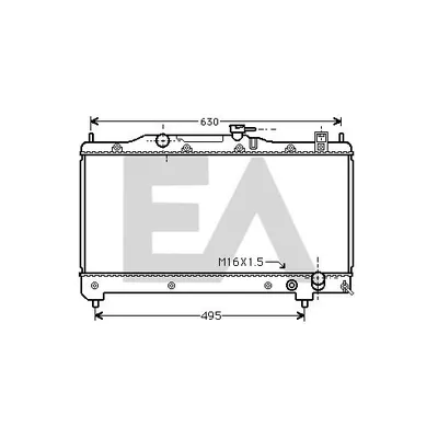 Su Radyatörü  Toyota Avensis Combi SW (T22)(1998->)  MAHLE CR 2119 000S