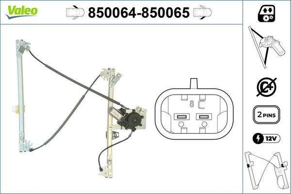 Cam Krikosu Ön Sol VALEO 850064