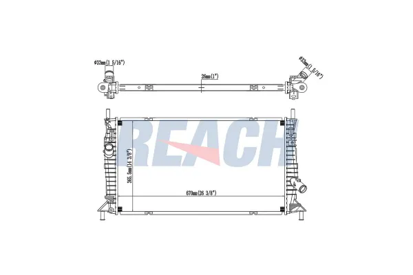 Su Radyatörü  ORİS MFR501023