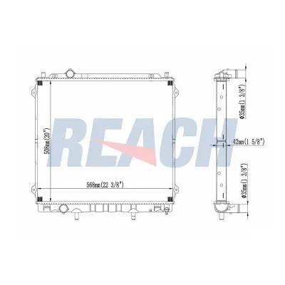 Su Radyatörü  Hyundai Terracan (HP)(2001->)  MANDO HC25310H1930