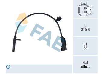 Abs Sensörü Arka Sağ veya Sol TRW GBS2760  BK312B372DA 1817686 BK31-2B372-DA