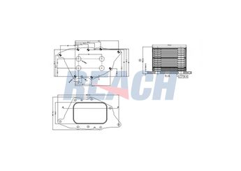 Motor Yağ Soğutucu  BROM BM5095  11428585238 11428574004
