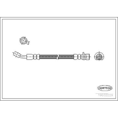 Fren Hortumu Arka Sağ veya Sol OSSCA 00775