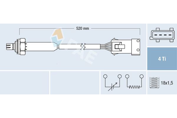 Oksijen (Lambda) Sensörü  FAE 77188