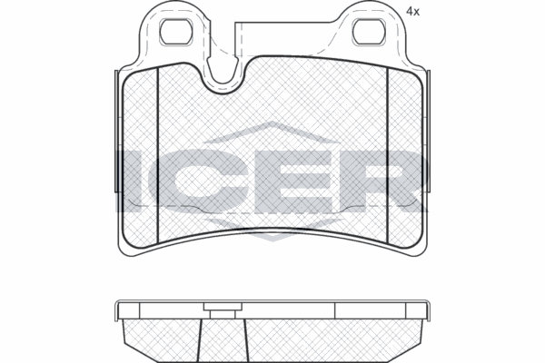 Fren Disk Balata Arka WONGA 22231