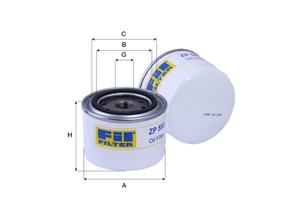 Yağ Filtresi  FIL FILTRE ZP 593