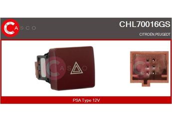 Dörtlü Flaşör Düğmesi  PSA ORJINAL 6990L2  