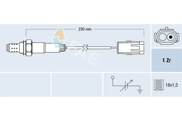 Oksijen (Lambda) Sensörü  HELLUX HKS120028