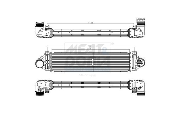 Turbo Radyatörü  Land Rover Range Rover Evoque Cabriolet (2015->)  ORİS IRO501064