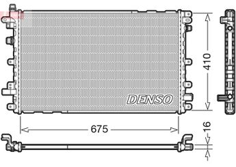 Su Radyatörü  DENSO DRM20113  DRM20113 1300324 22765637