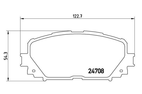 Fren Disk Balata Ön Toyota Yaris (KSP9/SCP9/NLP9)(2006->)  MAGNETI MARELLI 363700483101