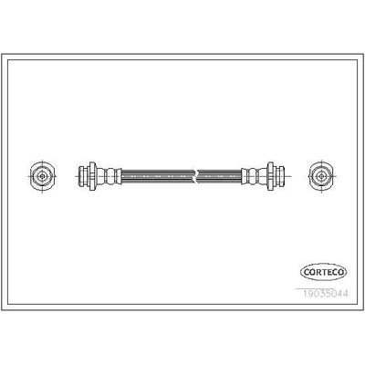 Fren Hortumu Arka Sağ veya Sol Nissan 200 SX (S14)(04.1994->)  CAVO C900 486A