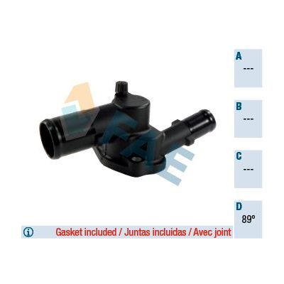 Termostat 89 °C  Renault Clio III Grandtour (01.2008->)  MAGNETI MARELLI 359001200260