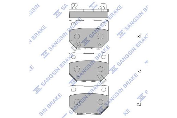Fren Disk Balata Arka SANGSIN SP1487