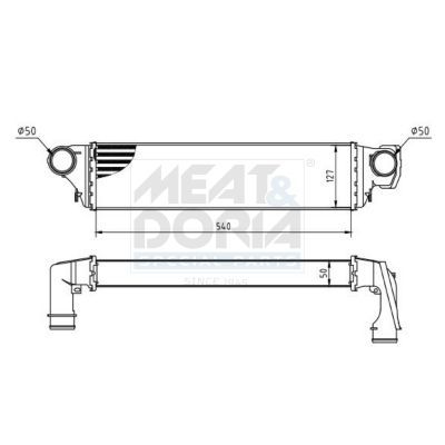 Turbo Radyatörü  BMW 3 Serisi Sedan (E46)(1998->)  ORİS 2007-4835A