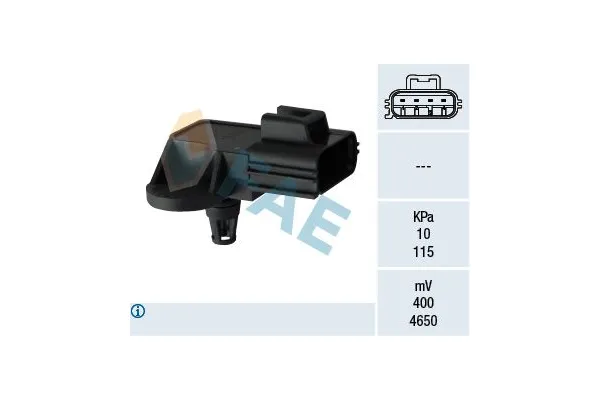 MAP Sensörü  Ford C-MAX (CB3)(2007->2010)  ZEGEN ZGN ZMPS1004