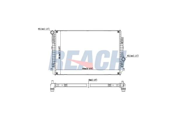 Su Radyatörü  Volkswagen T-Roc (A11)(09.2017->2021)  VEKA 16-3328B
