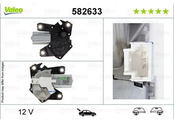 Silecek Mekanizma Motoru Arka VALEO 582633  6405JC 9680904480