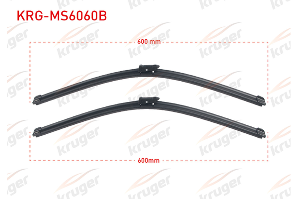 Silecek Süpürgesi Ön  600/600 mm - 24/24 inç KRUGER MS6060B