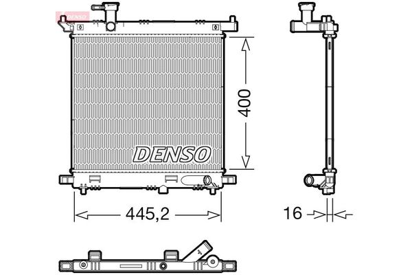 Su Radyatörü  DENSO DRM46066