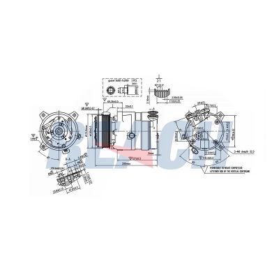 Klima Kompresörü  Opel Omega B (2000->)  DELPHI CS20006-11B1