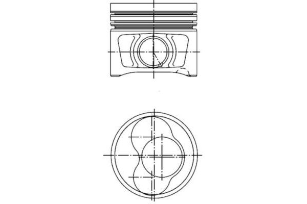 Piston (81.51MM-0.50)  GOETZE 87-72156-050