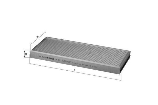 Polen Filtresi  Ford Fiesta Courier (DX)(2000->)  MAHLE LA 77